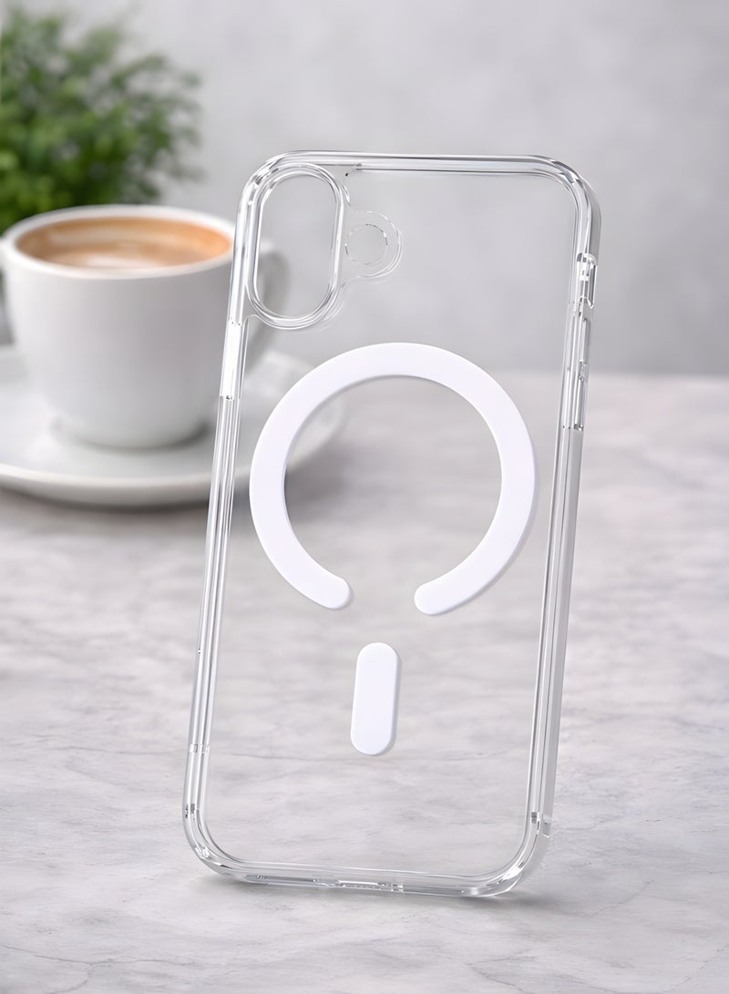 Magsafe Case for iPhone 17 Magsafe Clear Cover Magnetic Wireless Charging Support, Shockproof Protection, Scratch-Resistant for iPhone 17 - Clear - Image 3